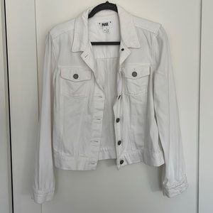 Paige Denim White Jean Jacket